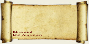 Milana Bzenić vizit kartica